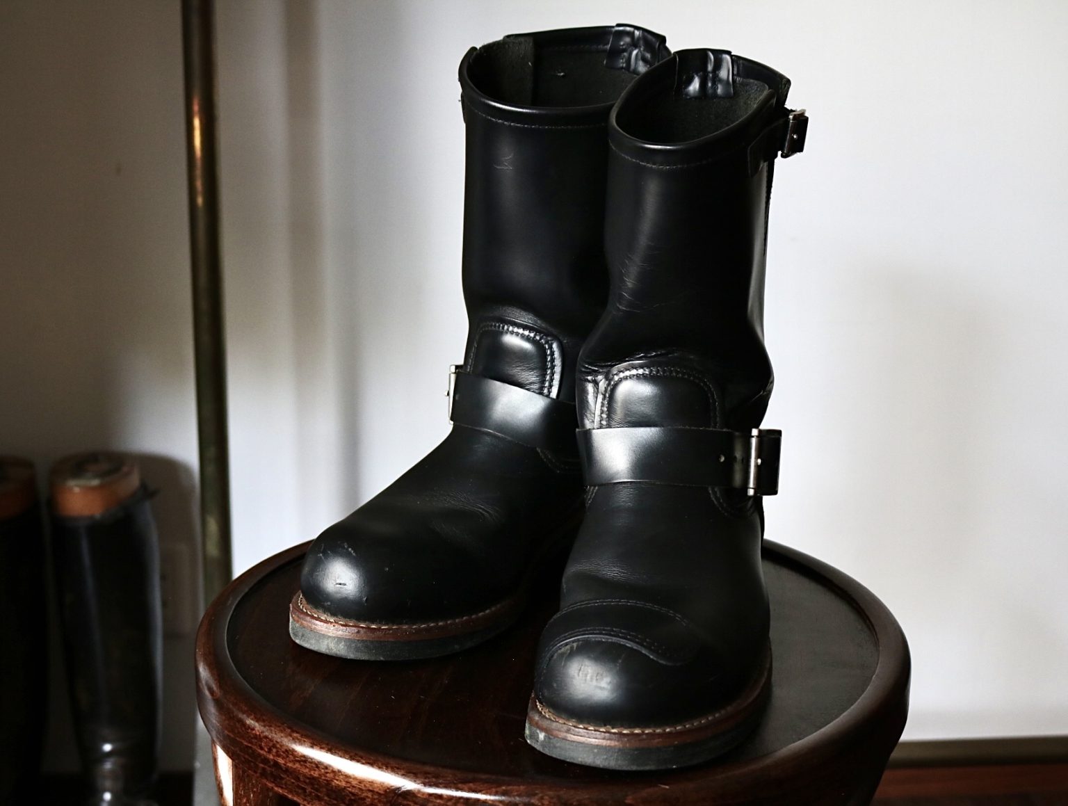 RED WING (レッドウィング) エンジニアブーツ ブラック サイズ:10