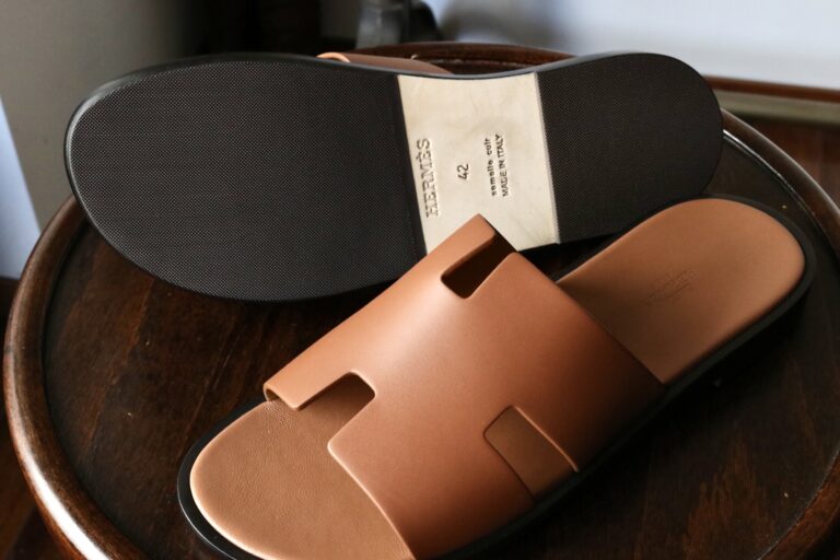 【ソールがオシャレでポイントに】HERMES サンダル イズミール HERMES 】エルメス “イズミール” サンダル ハーフラバーソール