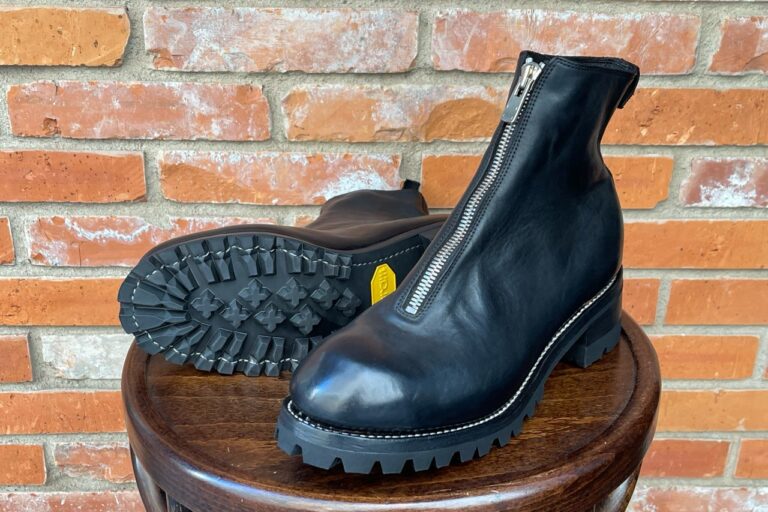 GUIDI 】グイディ フロントジップシューズ 履き下ろし前に｜BLOG