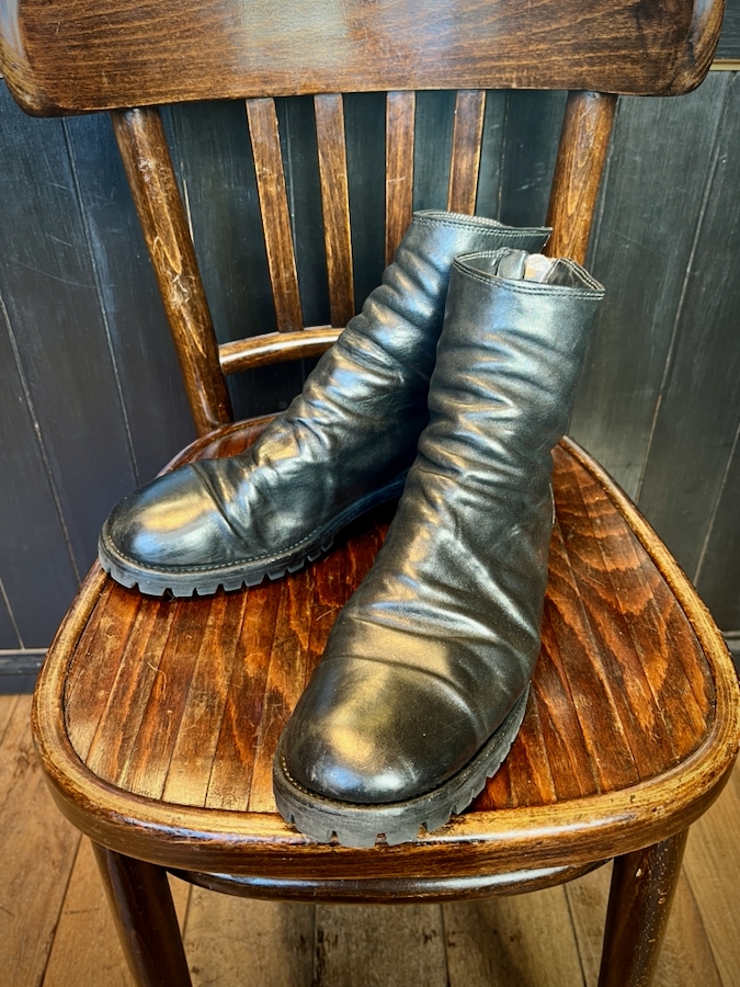 洋服通販 - 新作アイテムを Guidi】グイディ バックジップブーツ ファスナー交換｜BLOG 靴