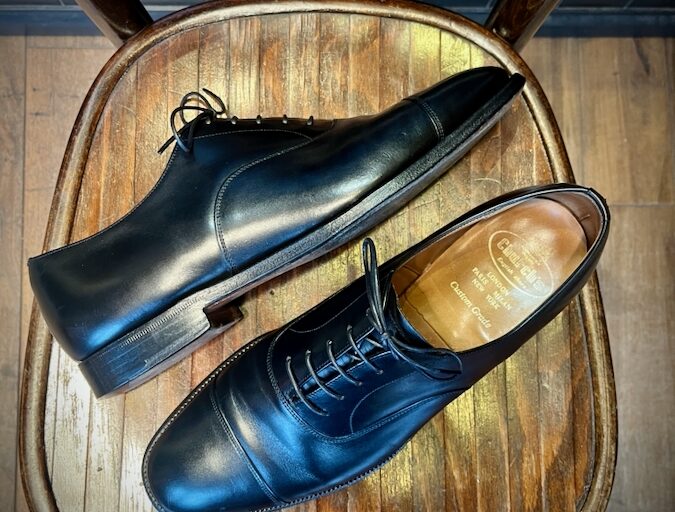 ウ*ん様 ジョン・ロブ セイムール Ⅱ 7 1/2 ユニオンワークスでメンテナン MEN'S REPAIR｜ユニオンワークス [ 靴修理、鞄修理 ]