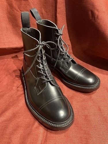 Re Stock!/Trickers Imitation Cap Toe Country Boots in Black｜BLOG 
